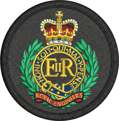 RE Cap Badge (Queen's Crown)