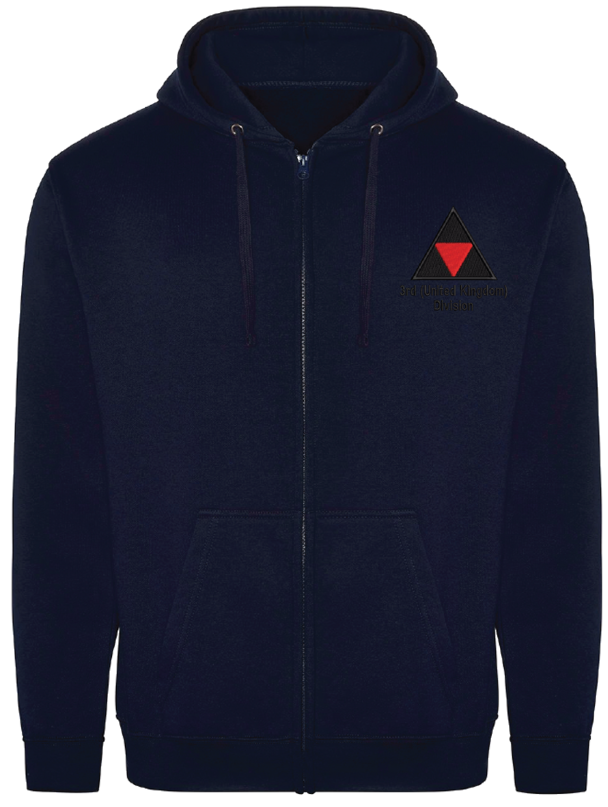 3rd United Kingdom Division Zipped Hoodie