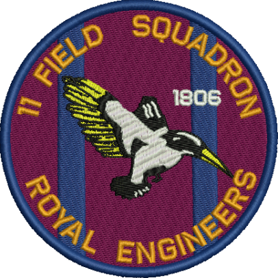 11 Fd Sqn Embroidered Badge