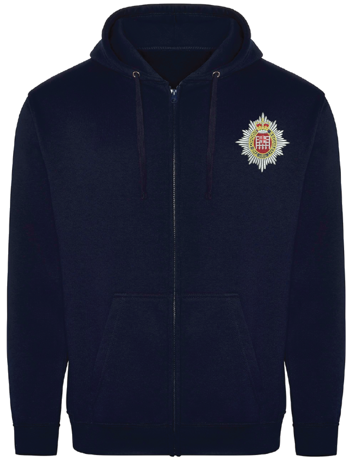 London Regiment Zipped Hoodie