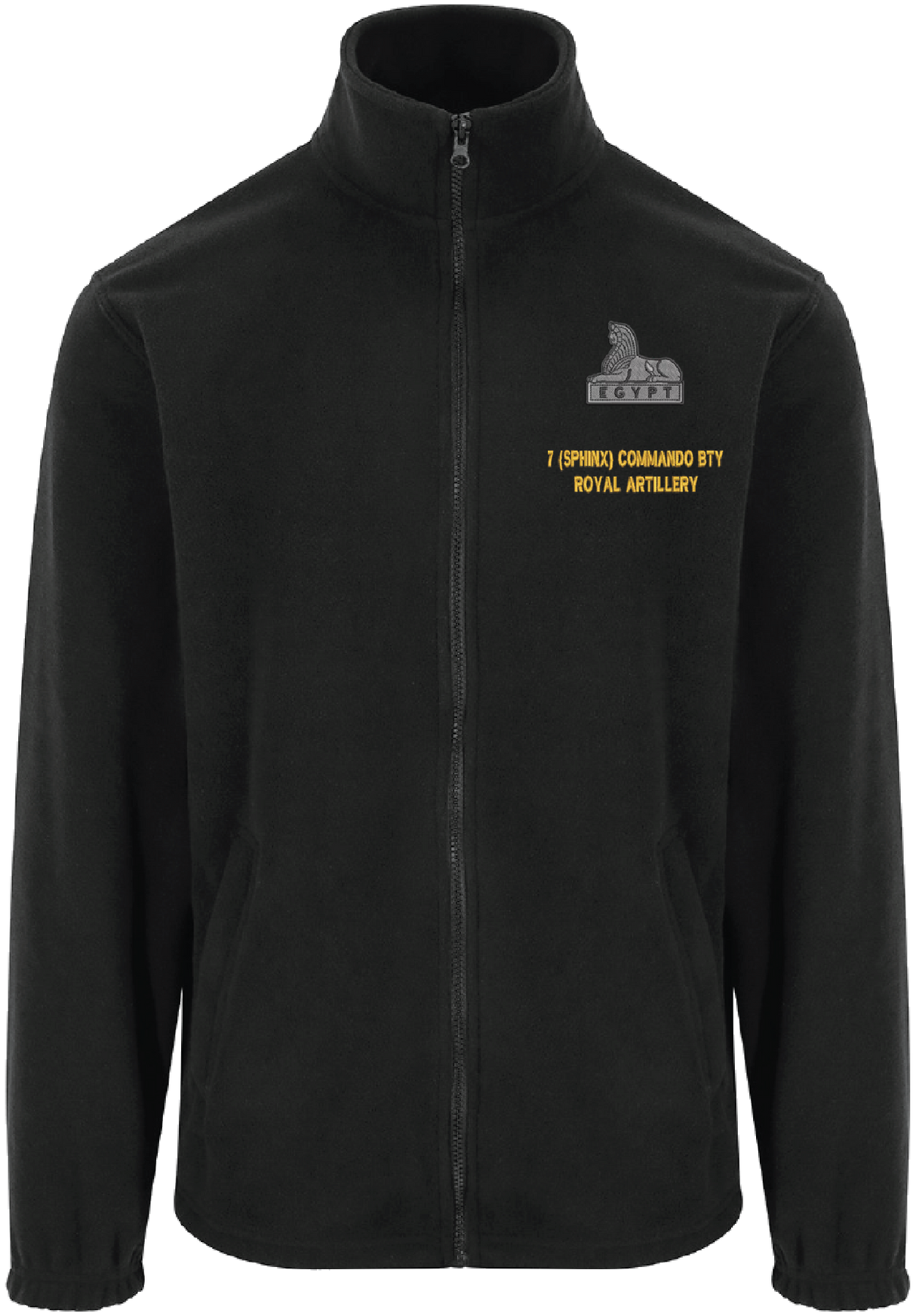 Royal Artillery 7 Sphinx Commando Battery Zipped Fleece