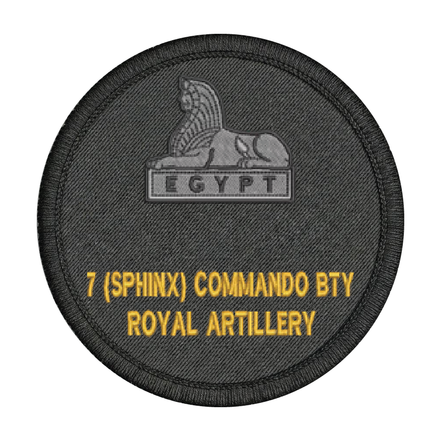 Royal Artillery 7 Sphinx Commando Battery Patch