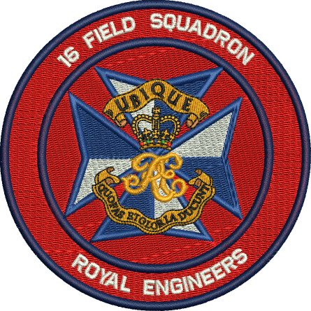 16 Fd Sqn Embroidered Badge