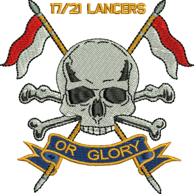 17/21 Lancers Embroidered Polo Shirt