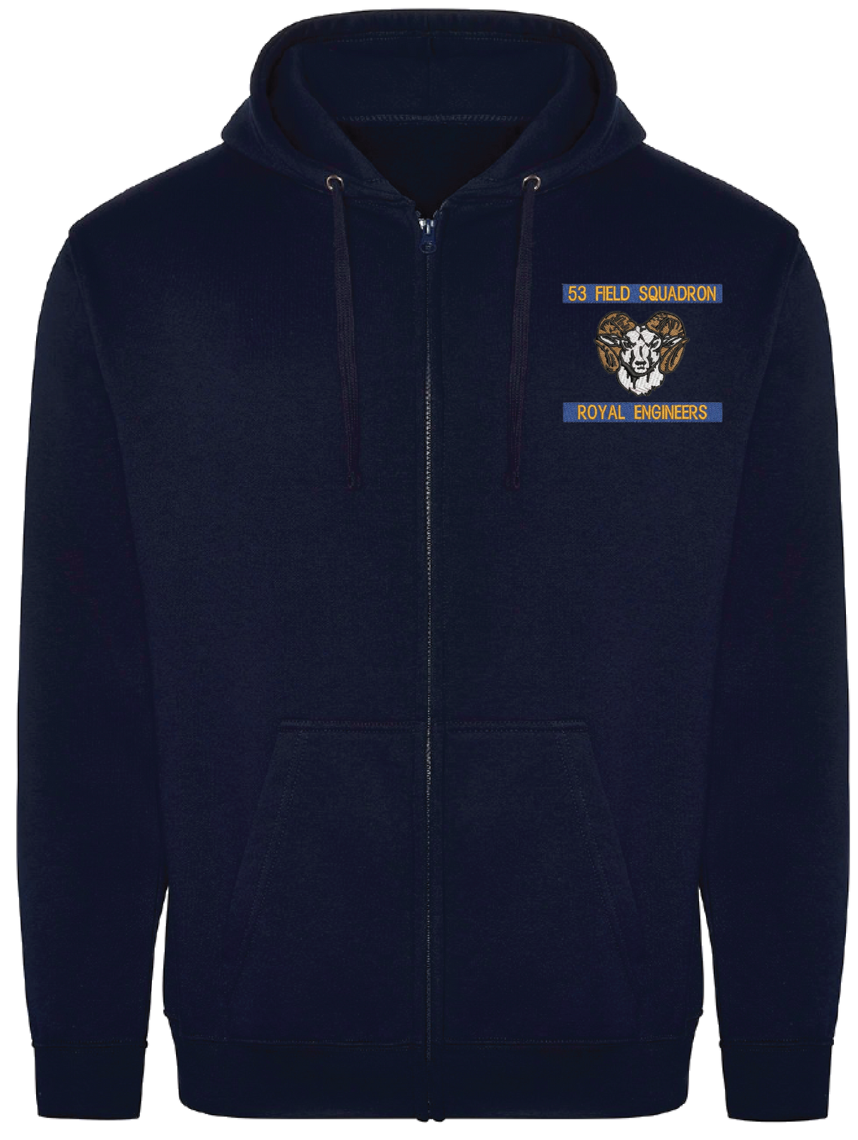 53 Field Sqn Zipped Hoodie