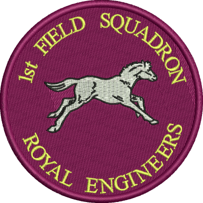 1st Fld Sqn Embroidered Badge