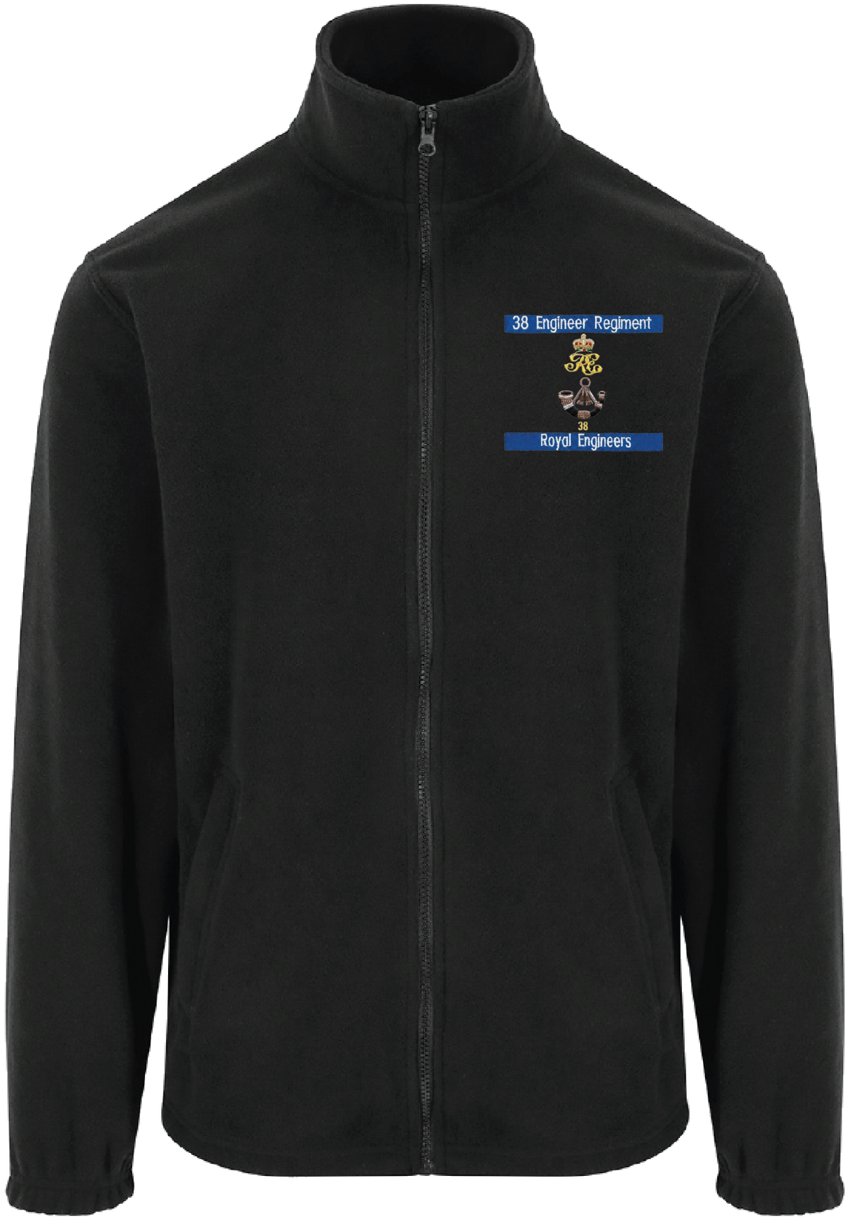 38 Engr Regt Zipped Fleece