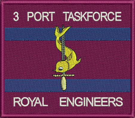 3 Port Taskforce Embroidered Badge