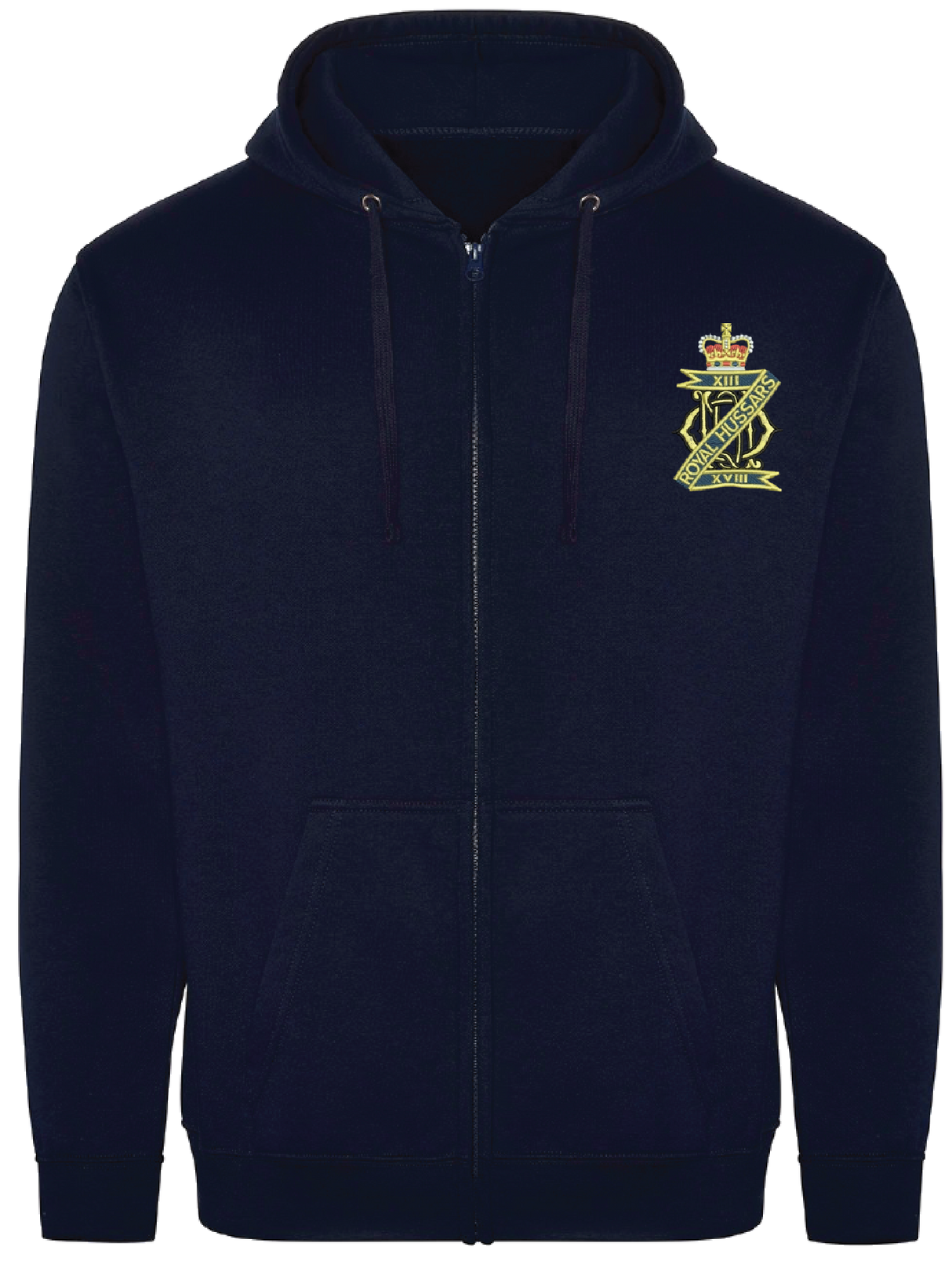 13th/18th Royal Hussars Zipped Hoodie