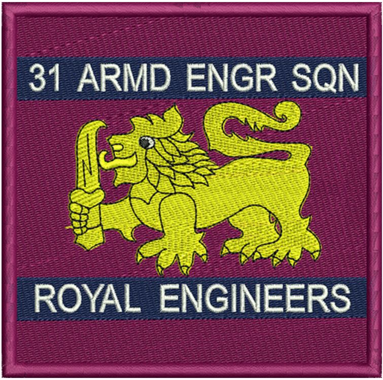 31 ARMD ENGINEER SQUADRON PATCH