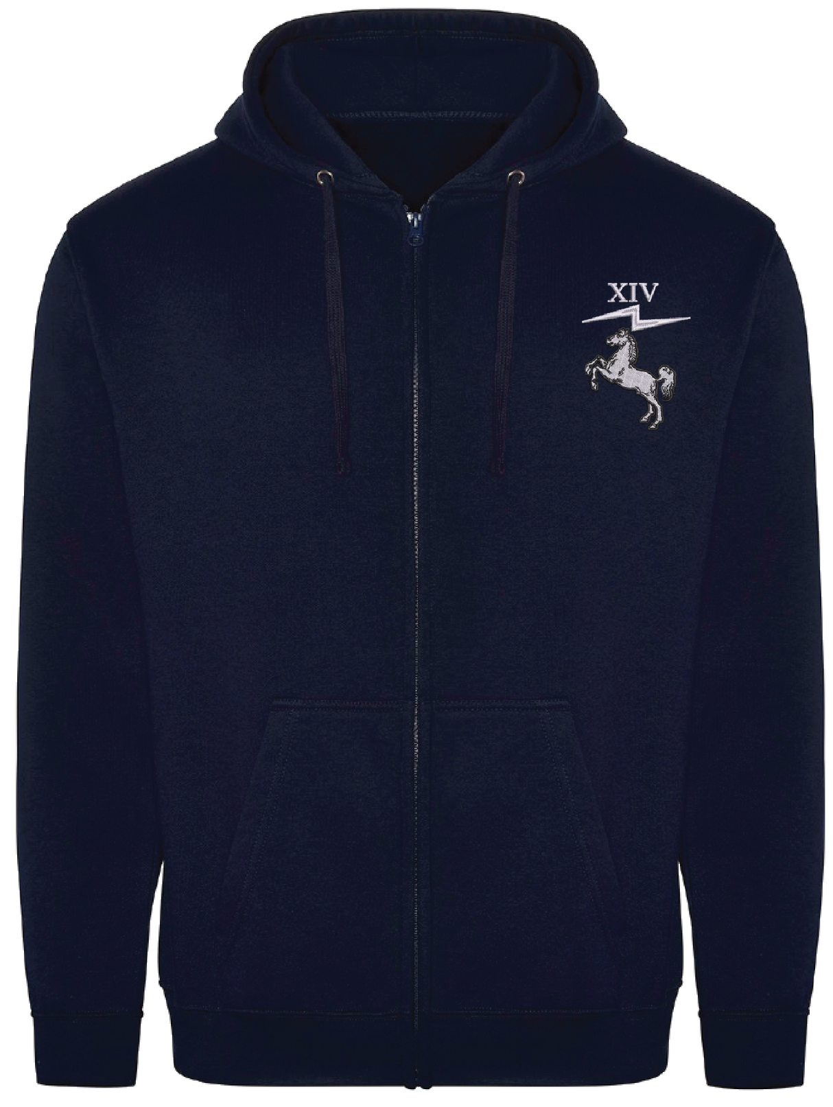 14 Signal Regiment Zipped Hoodie