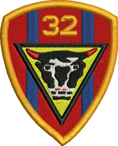32 Engr Regt Embroidered Badge
