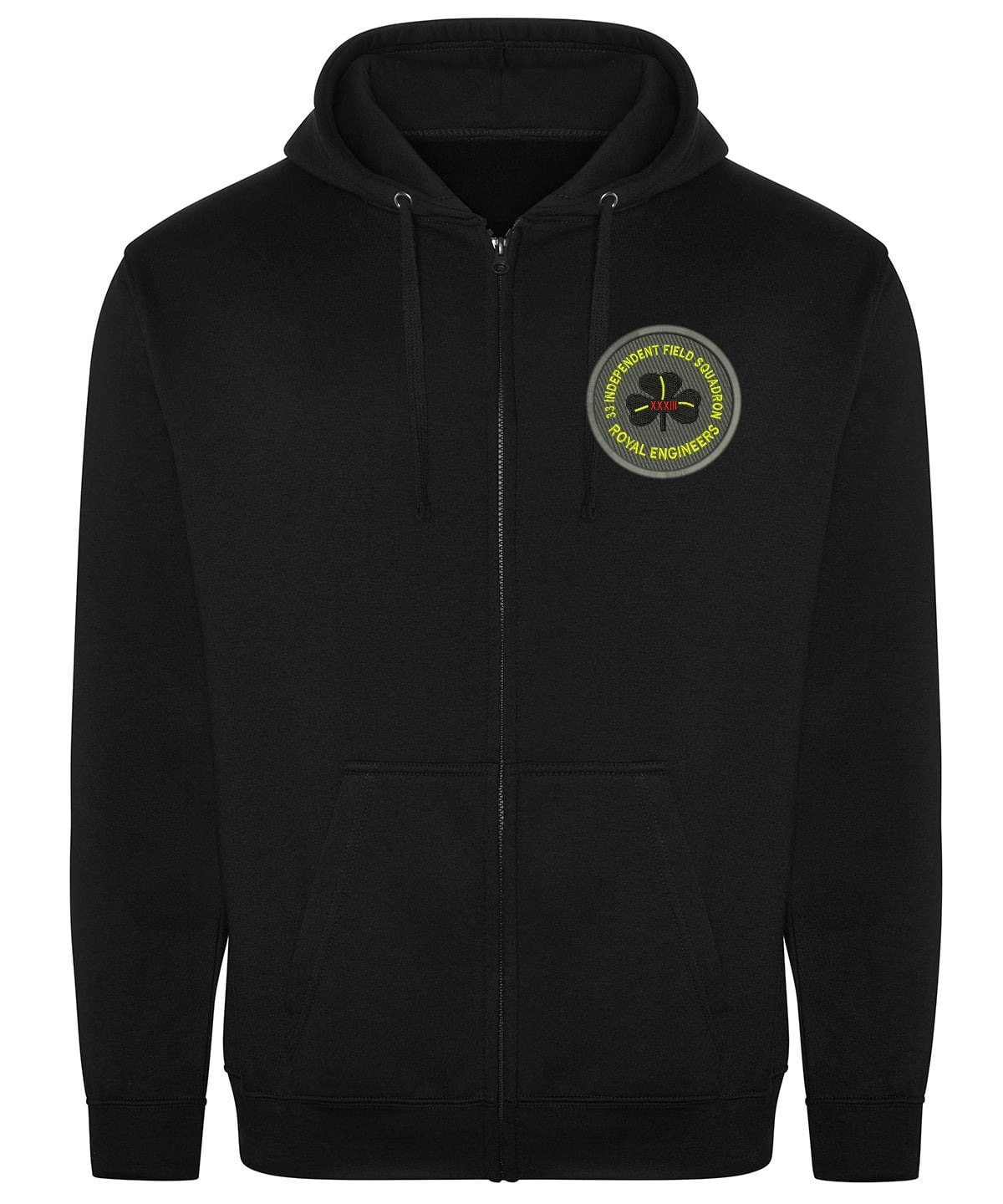 33 Indep Field Sqn zipped hoodie