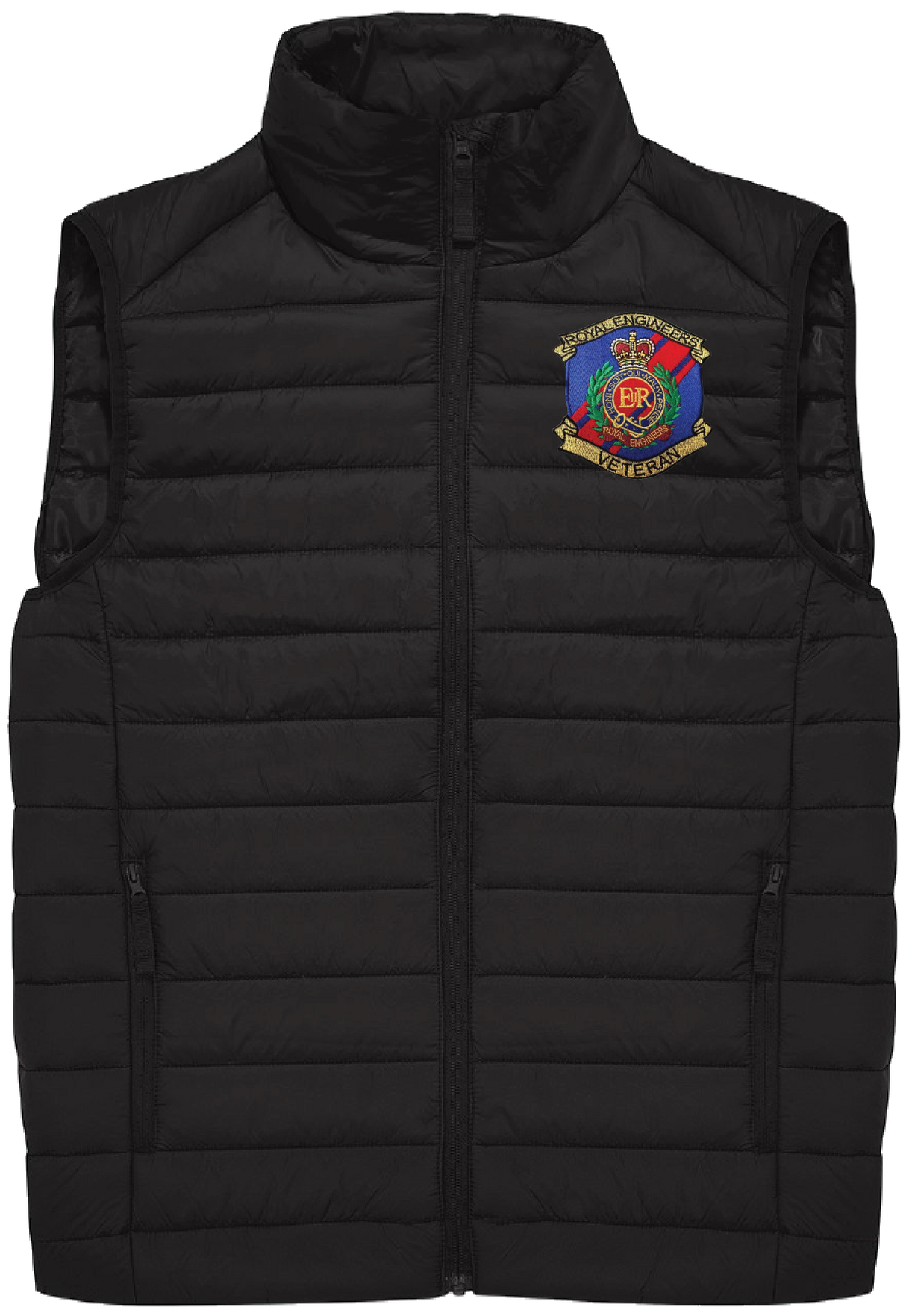 RE Veteran Embroidered Badge Padded Gilet