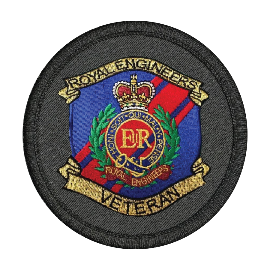 RE Veteran Embroidered Badge Patch