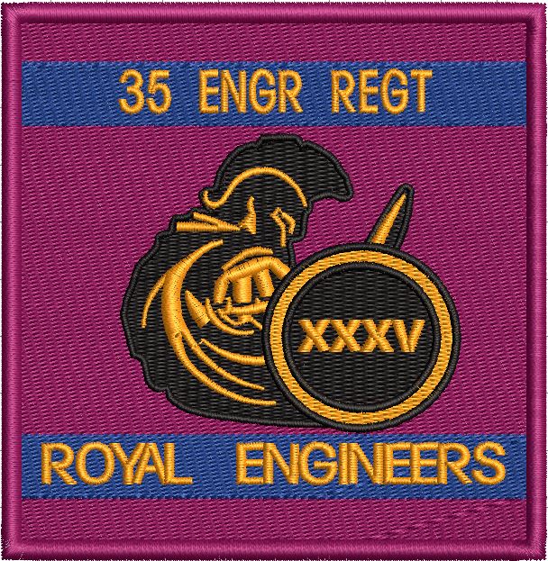 35 ENGINEER REGIMENT PATCH