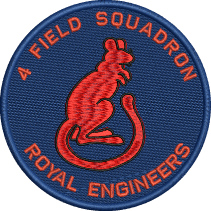 4 Fd Sqn Embroidered Badge