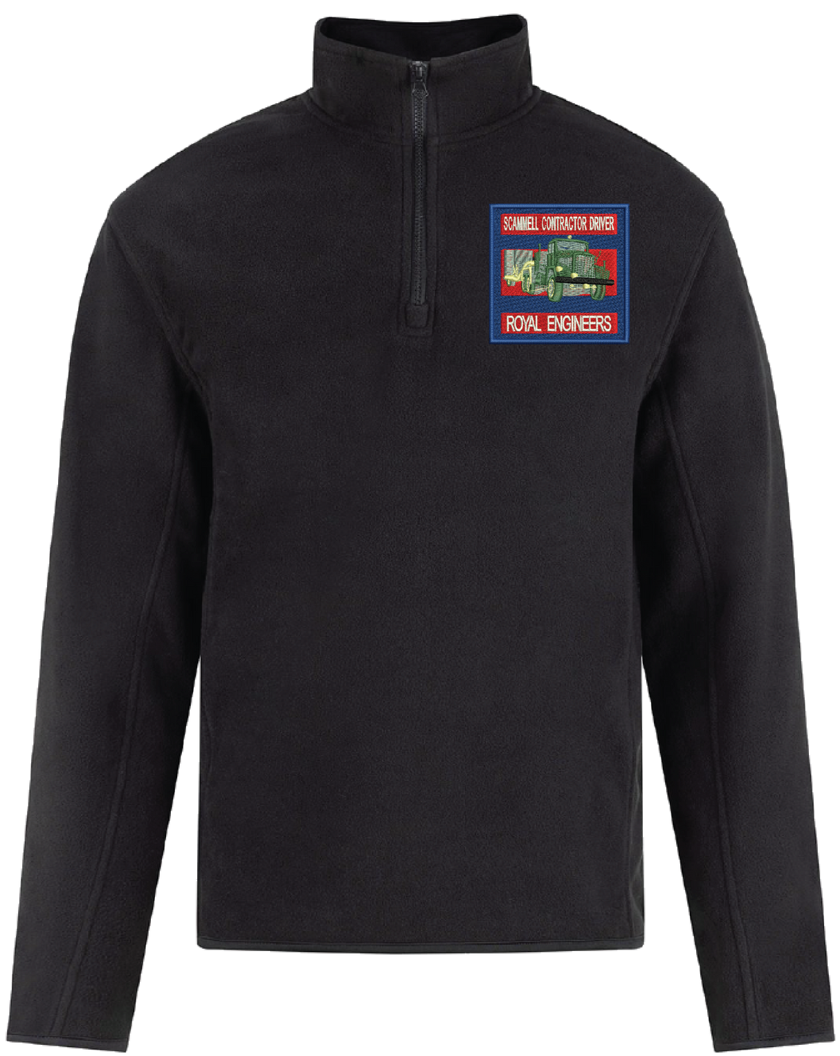 Scammell Contractor Driver Badge Quarter Zip Fleece