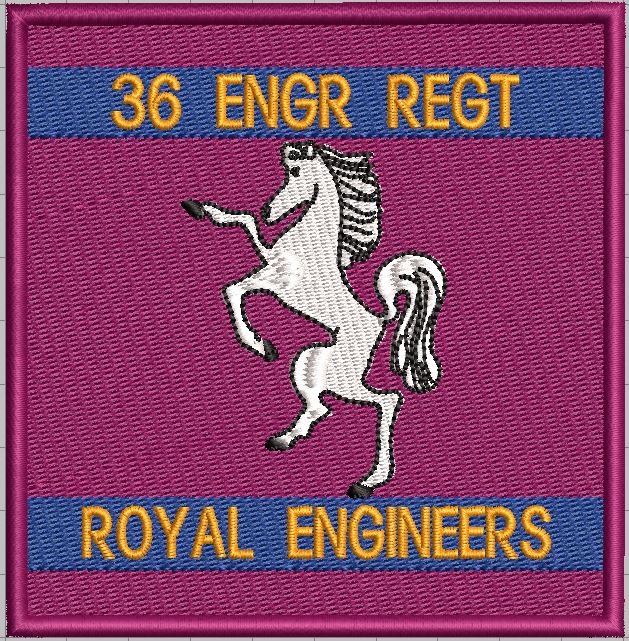 36 ENGINEER REGIMENT PATCH