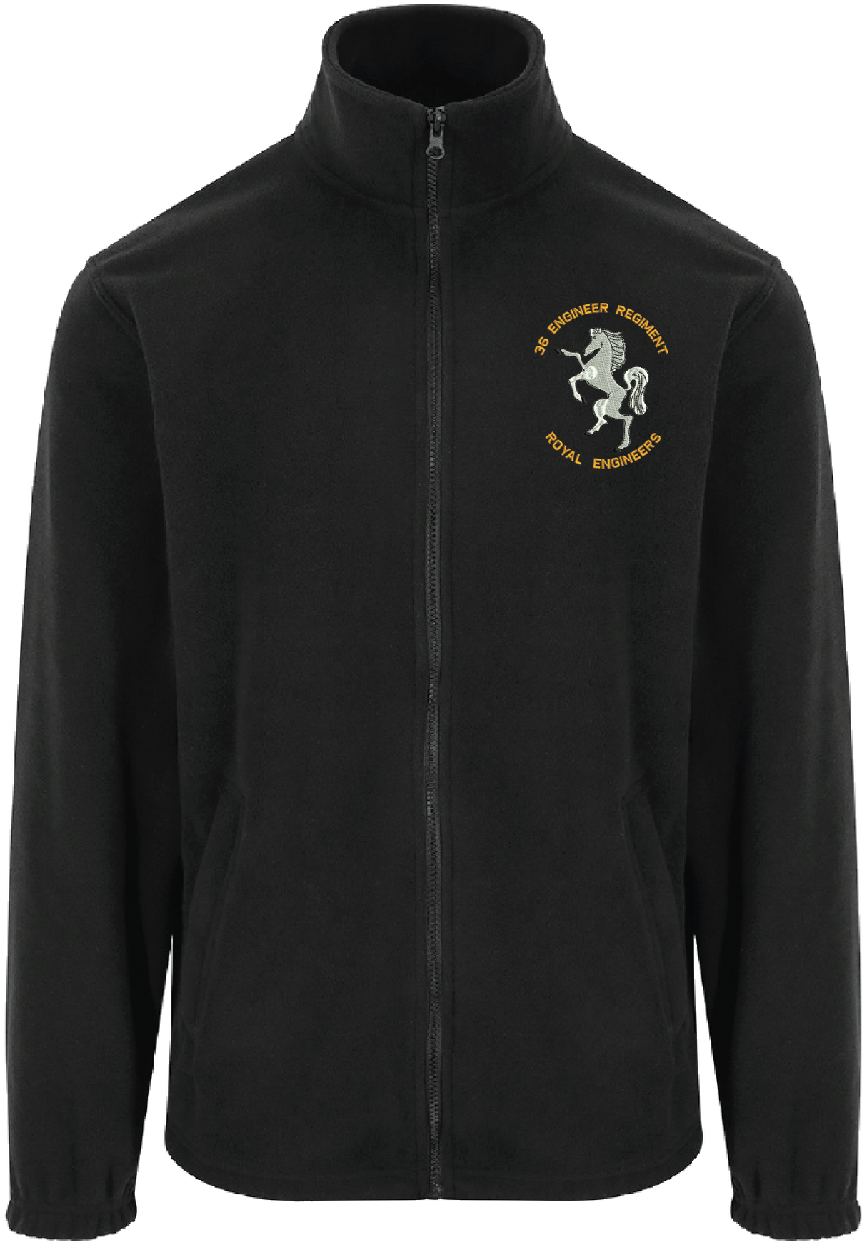 36 Engr Regt Zipped Fleece