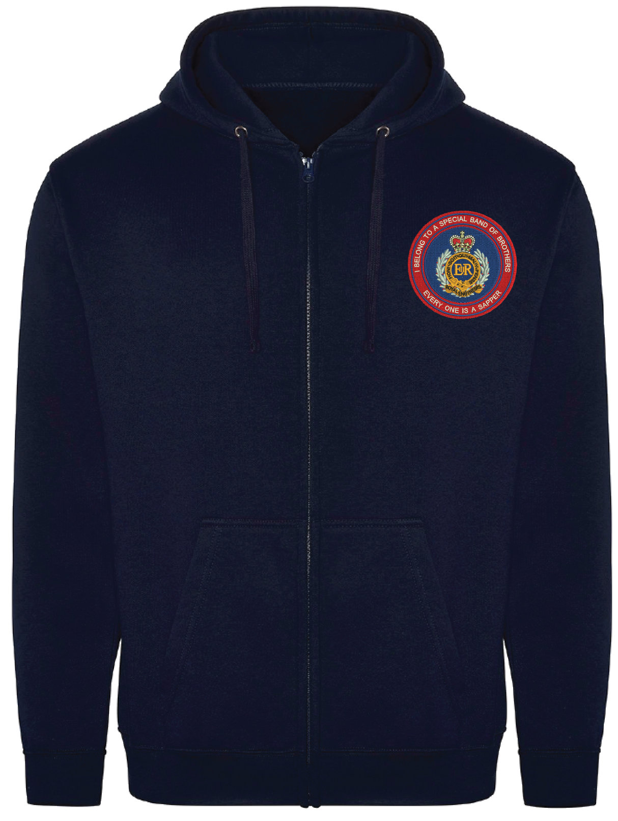 Special Band of Brothers Embroidered Zipped Hoodie
