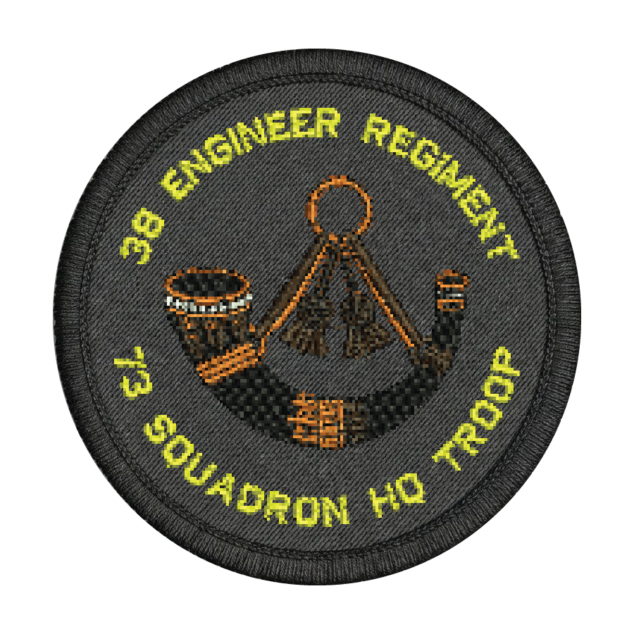 38 Engr Rgt 73 Sqn HQ Troop Patch