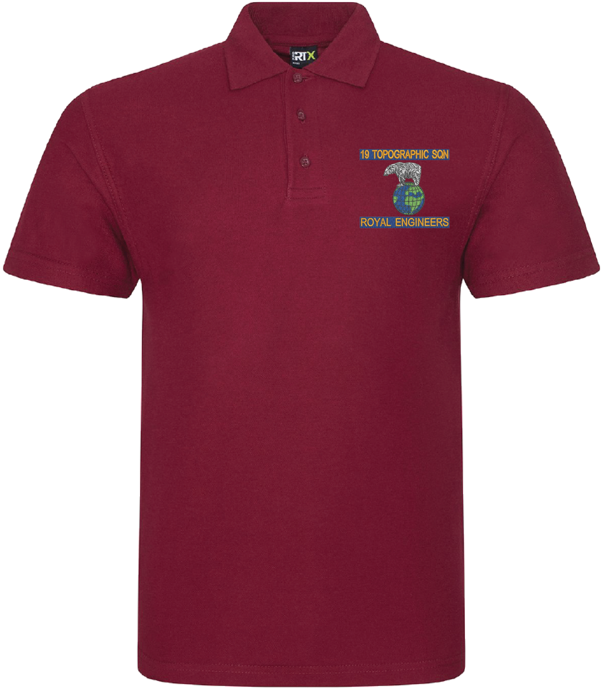 19 Topographic Sqn Polo Shirt