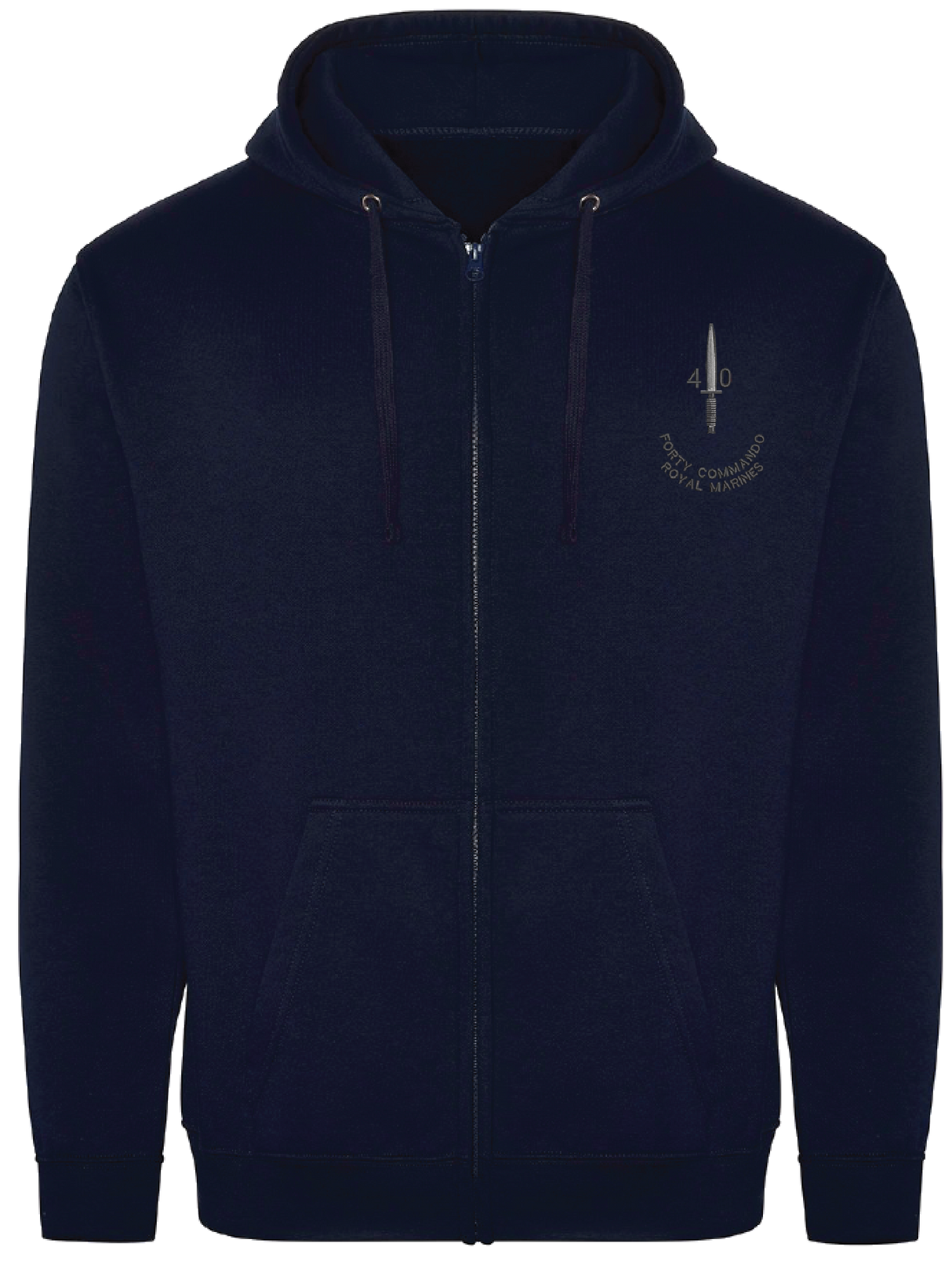 40 Commando Zipped Hoodie