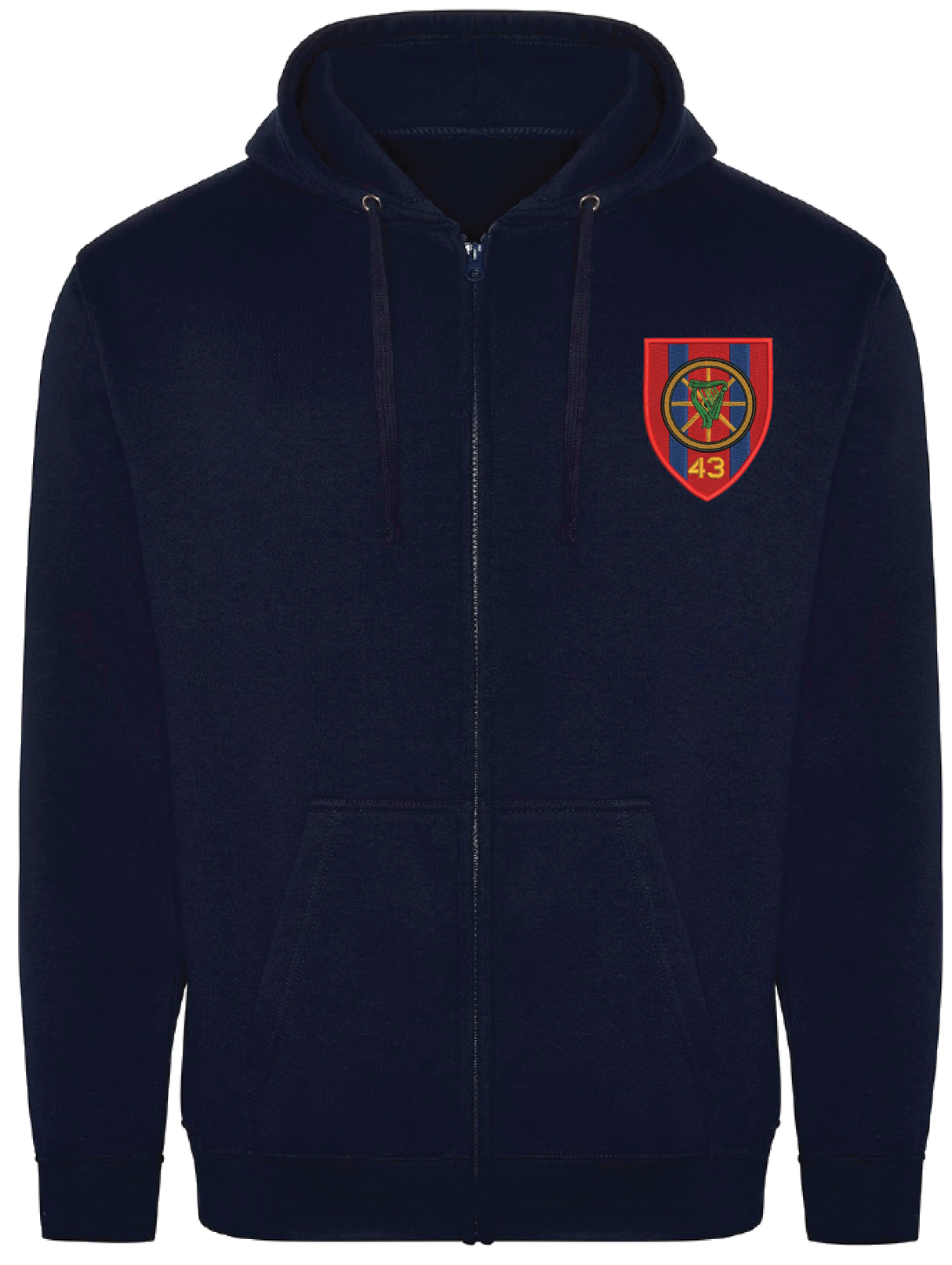 43 Transport Company Zipped Hoodie