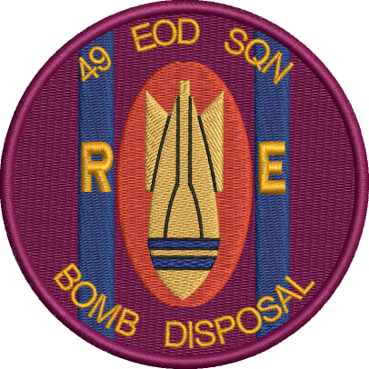 49 EOD Embroidered Badge
