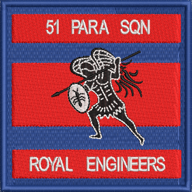 51 Para Sqn Embroidered Badge