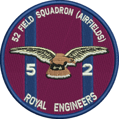 52 Fd Sqn Airfields Embroidered Badge