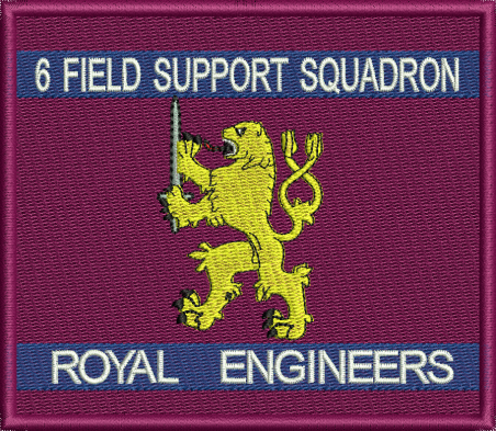 6 Fd Sqn Embroidered Badge