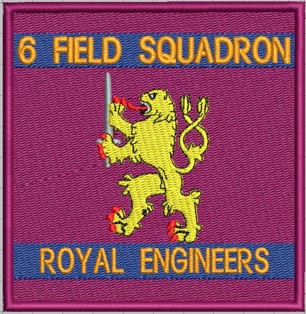 6 FIELD SQUADRON PATCH
