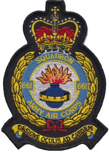 661 Army Air Corp Embroidered Badge