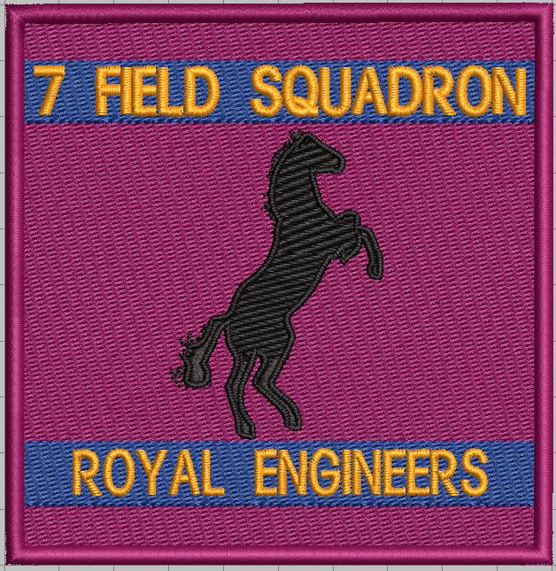 7 FIELD SQUADRON PATCH