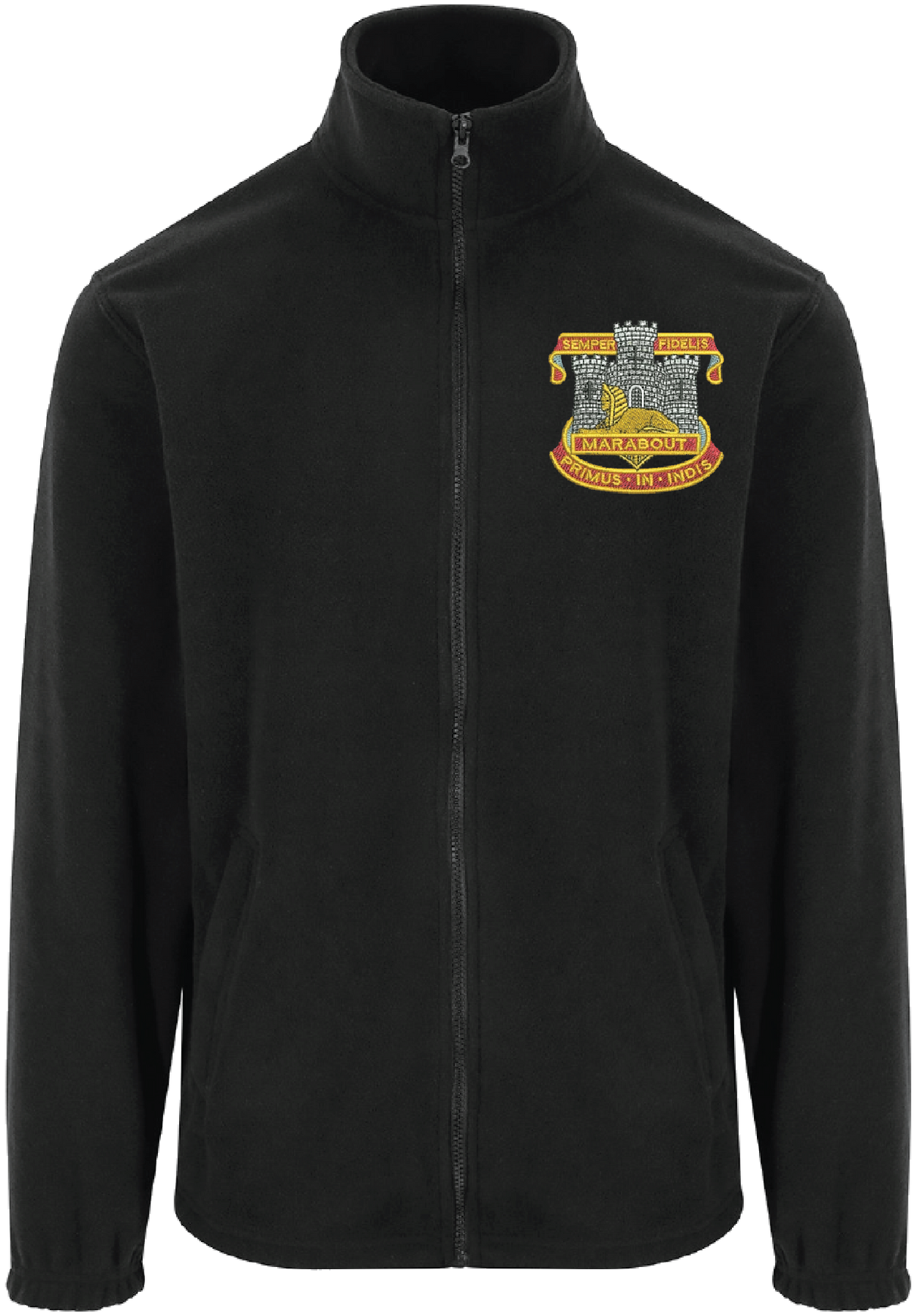 Devon and Dorset Regiment Zipped Fleece