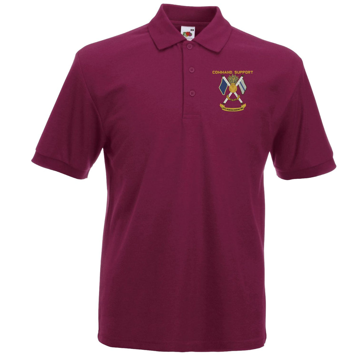Command Support Embroidered Polo Shirt