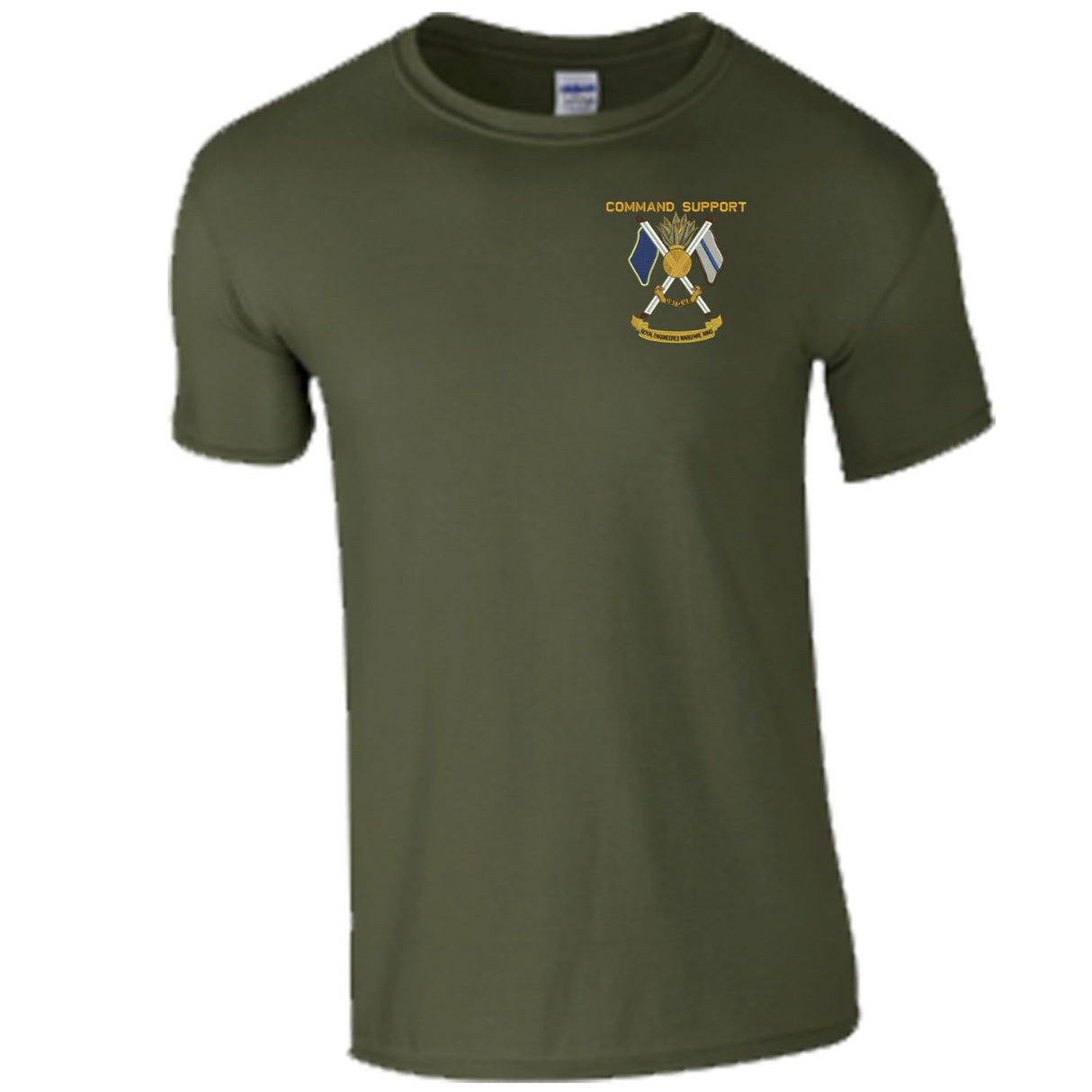 Command Support Embroidered T-Shirt