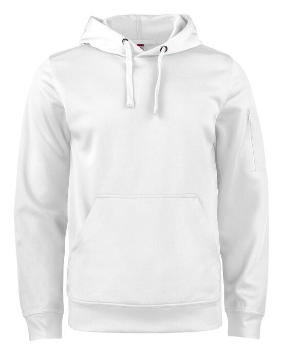 Clique Basic Active Hoody - White