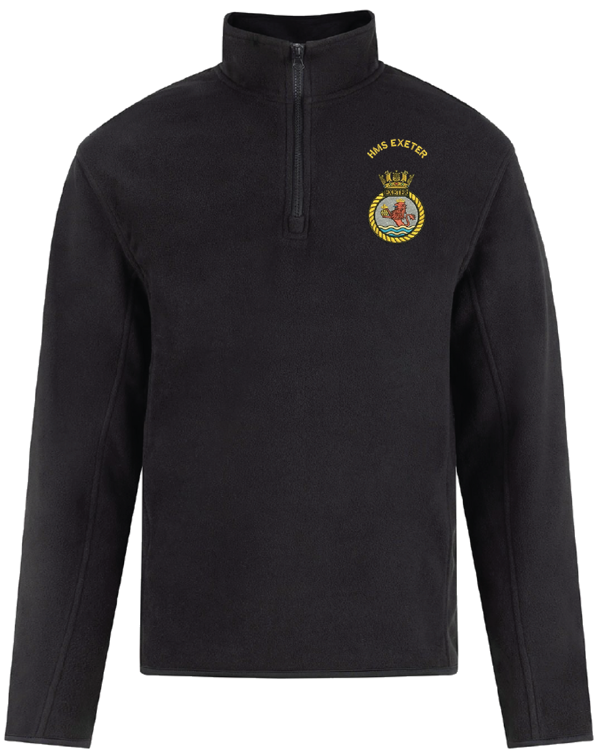 HMS Exeter Quarter Zip Fleece