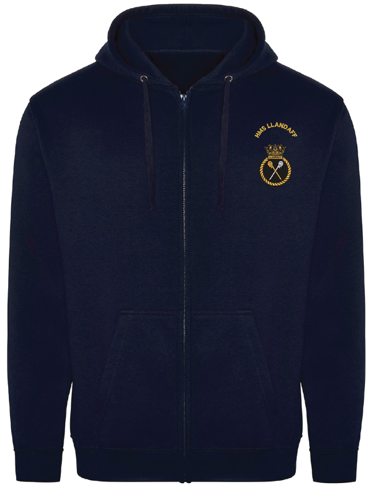 HMS Llandaff Zipped Hoodie
