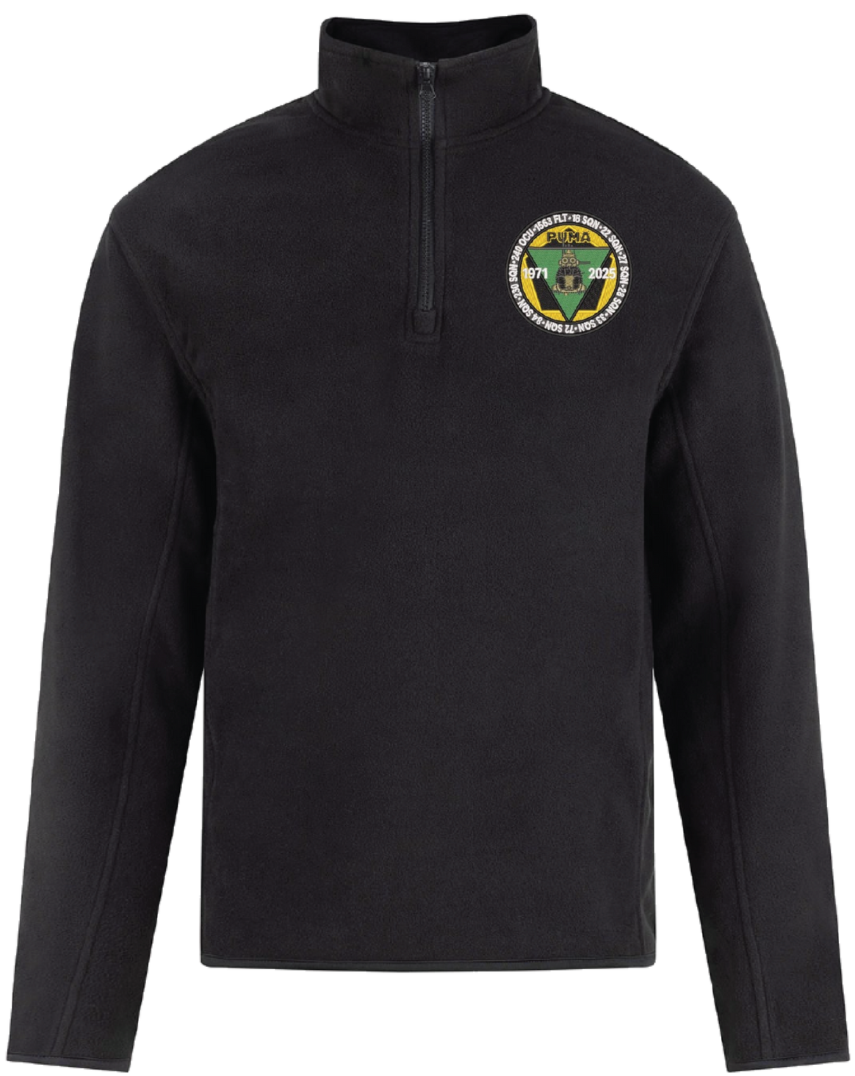 Puma Helicopter 1971-2025 Quarter Zip Fleece