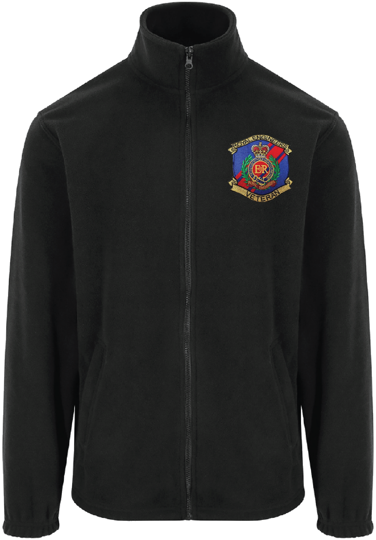 RE Veteran Badge Zipped Fleece