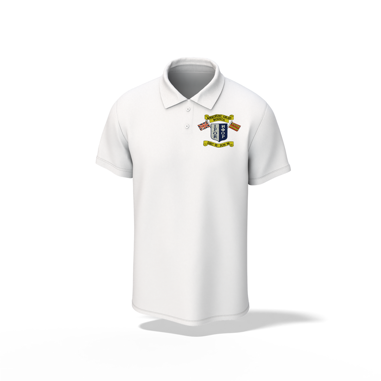 2 HQ Bosnia Embroidered T-Shirt