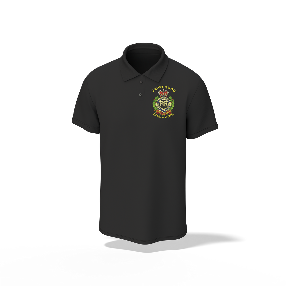 Sapper 300 & Cap Badge Embroidered T-Shirt