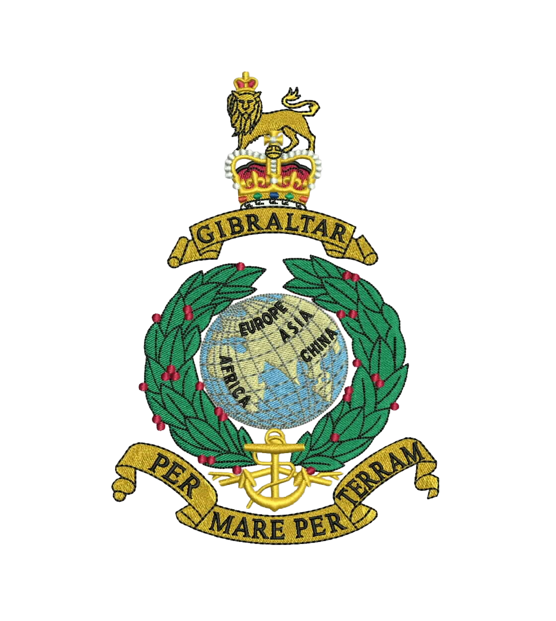Royal Marines Embroidered Polo Shirt