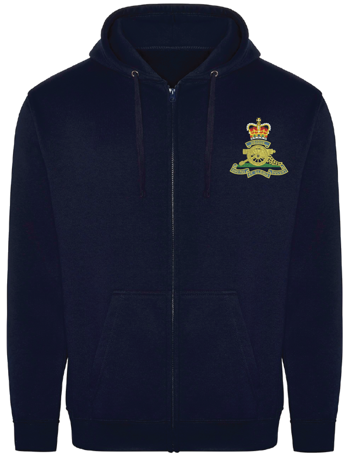 Royal Artillery Zipped Hoodie