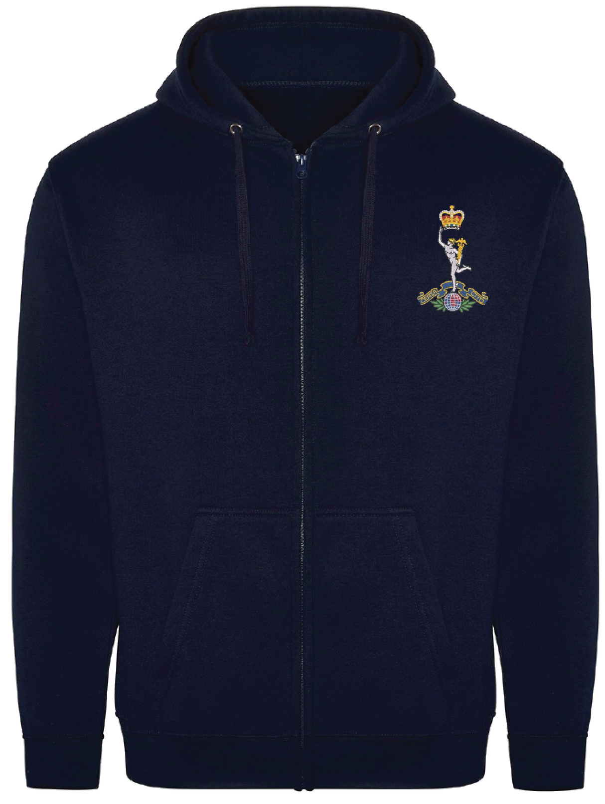 Royal Corps of Signals Zipped Hoodie