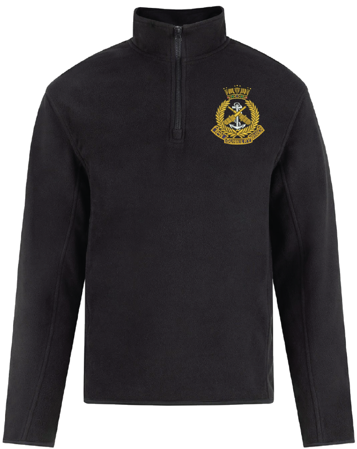 Royal Navy Gunnery Branch Quarter Zip Fleece
